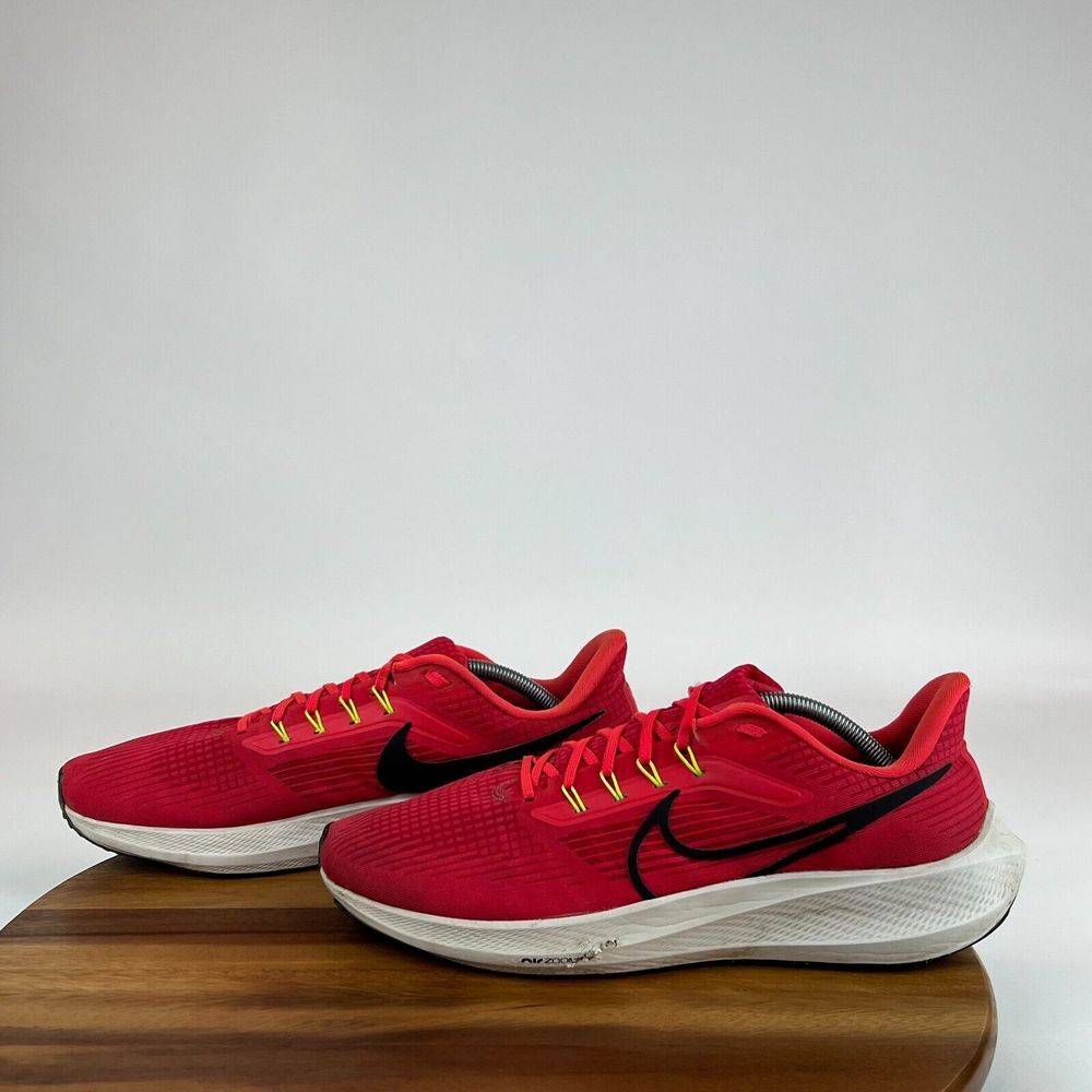 Mens Nike Air Zoom Pegasus 39 Red Athletic Running Sneakers‎ Shoes Size 12 M GUC - Picture 2 of 10
